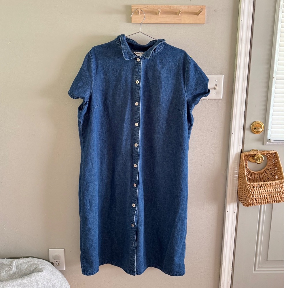 2X vintage Chelsea Studio denim dress
